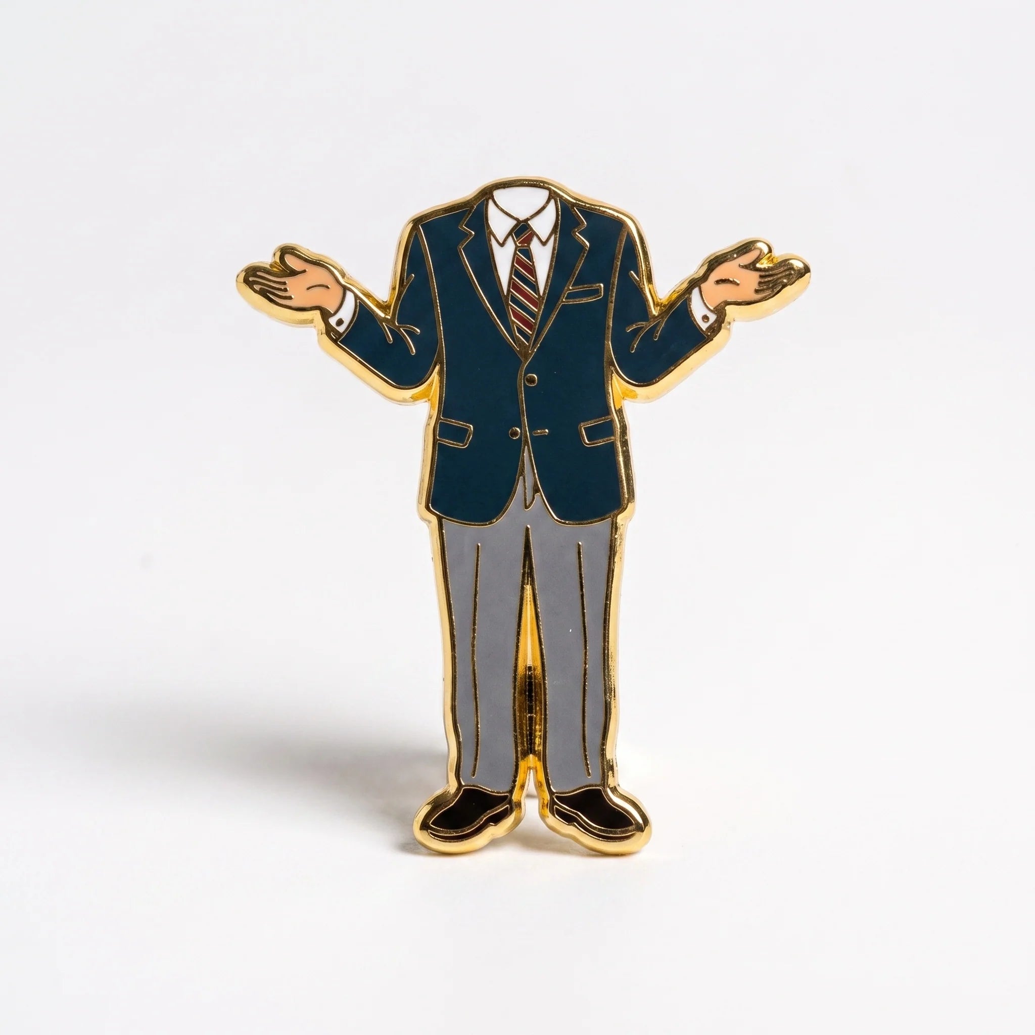 Headless Guy Pin