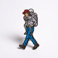 Cowboy & Skeleton Pin