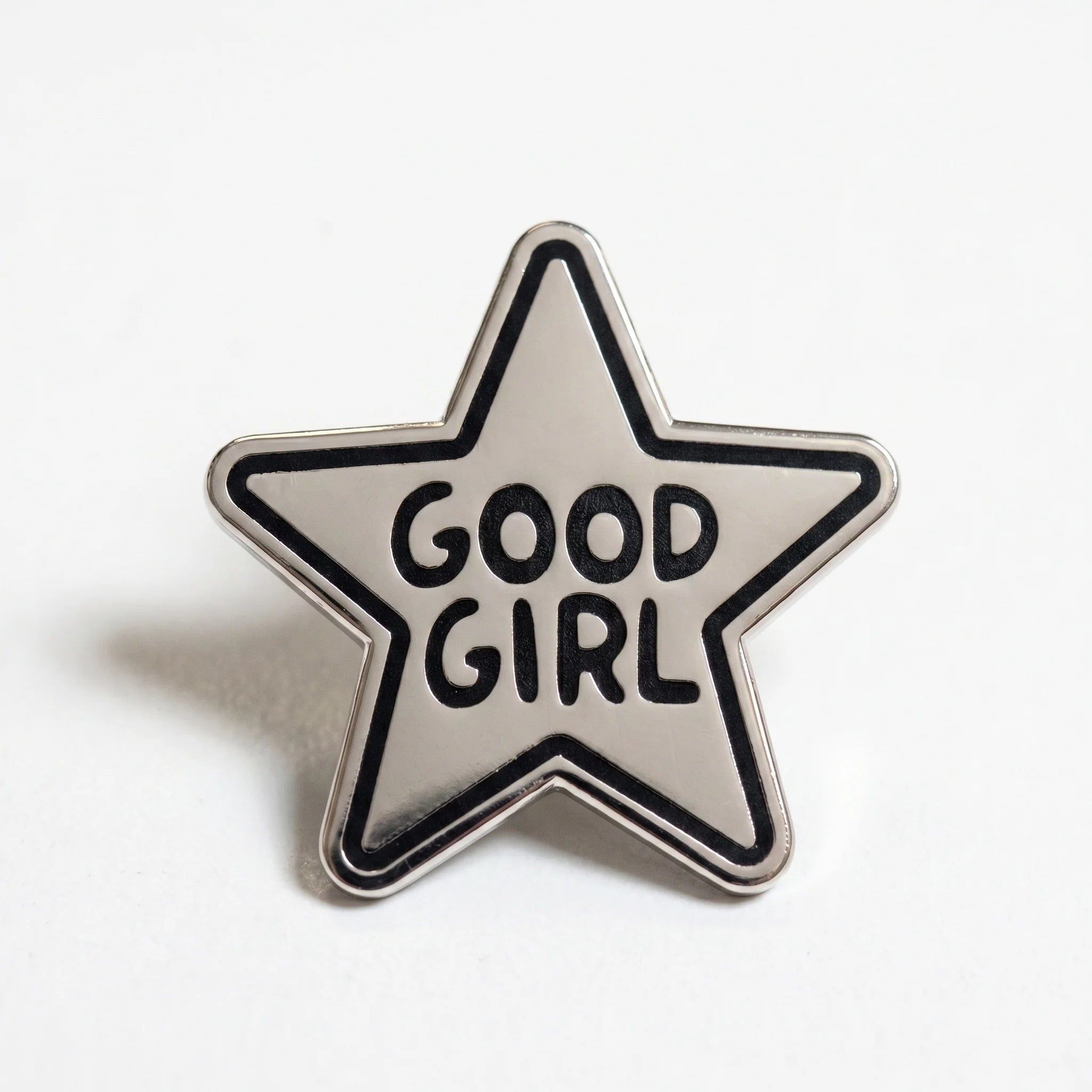 Good Girl Star Pin (Silver)