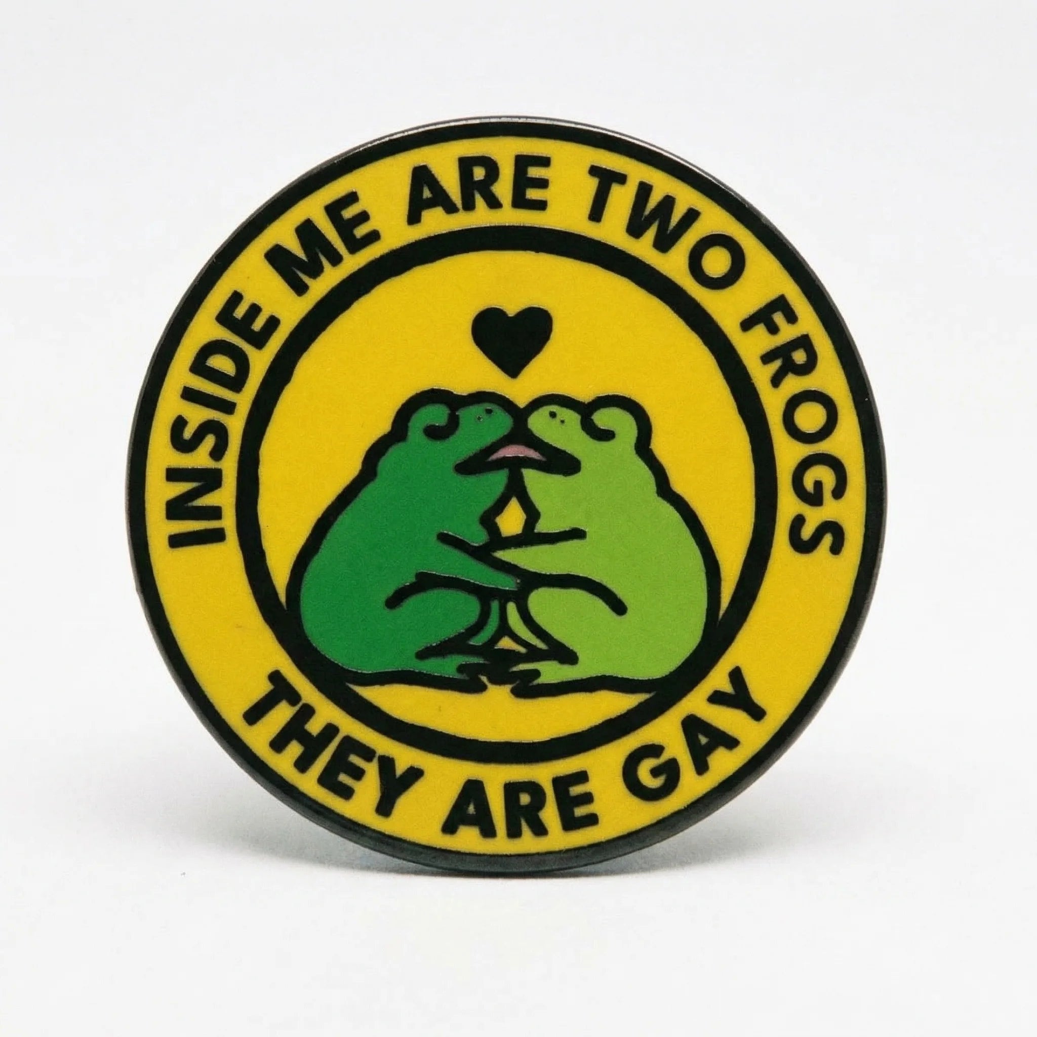 Two Gay Frogs Pin