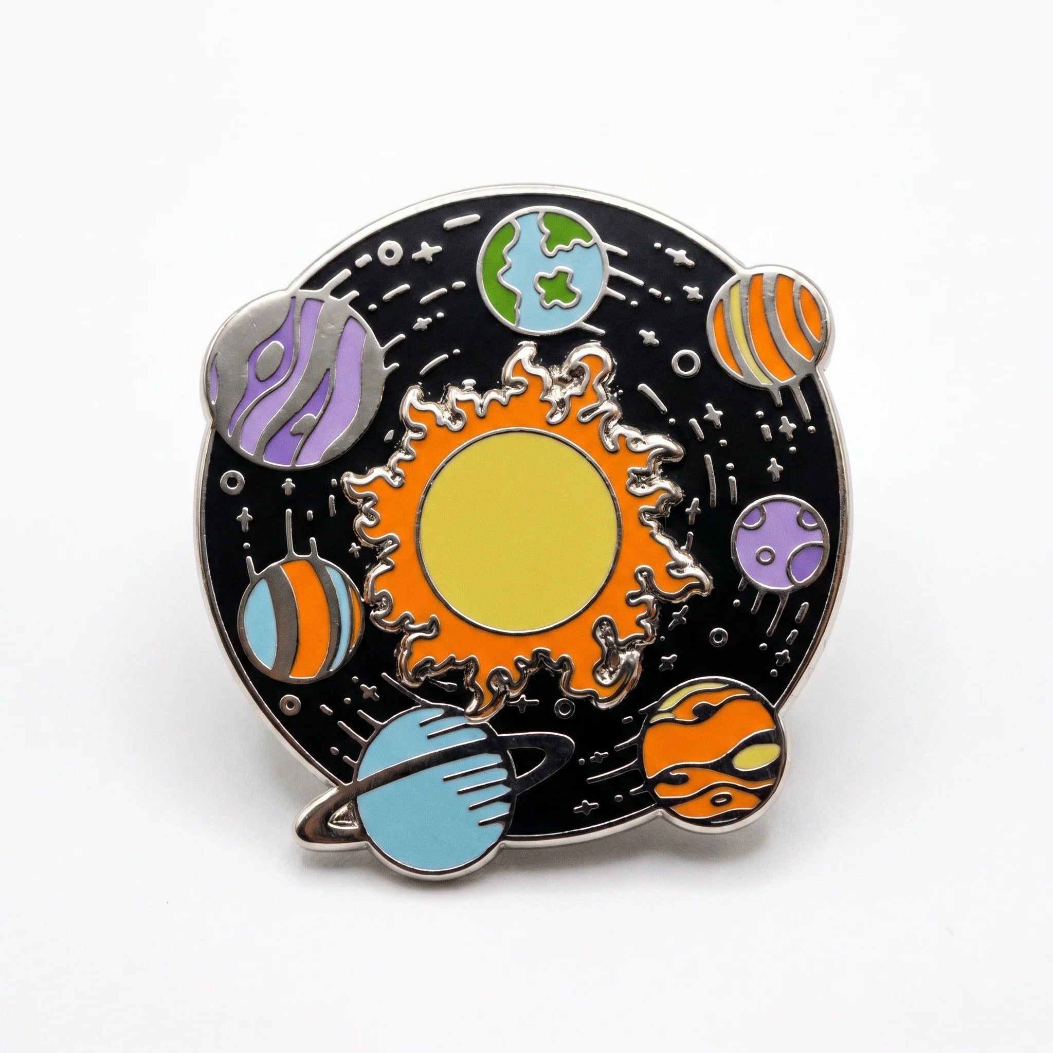 Solar System Deluxe Spinning Pin